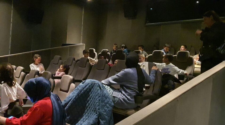 Çocuklar ile sinema etkinliğimiz